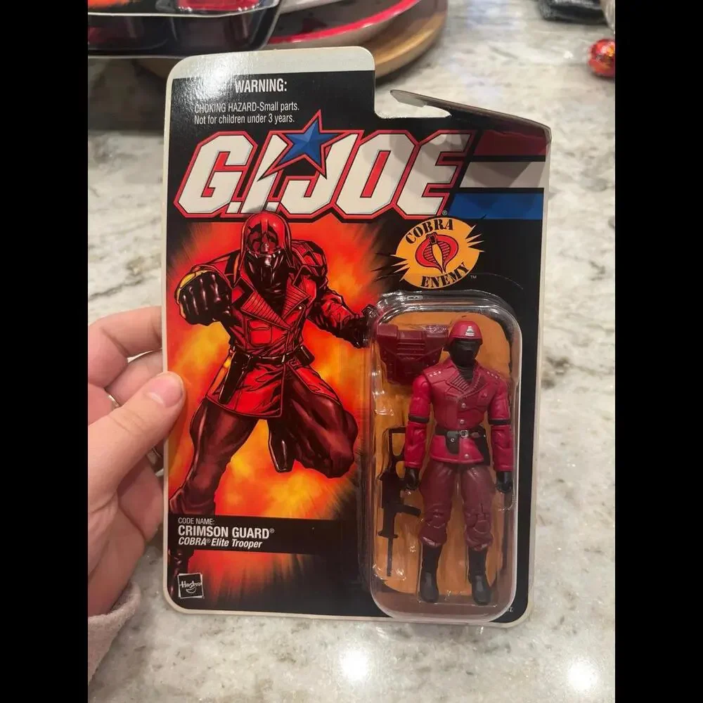 GI Joe DTC Crimson‎ Guard Action Figure carded 2005 Cobra Elite Trooper 3.75
